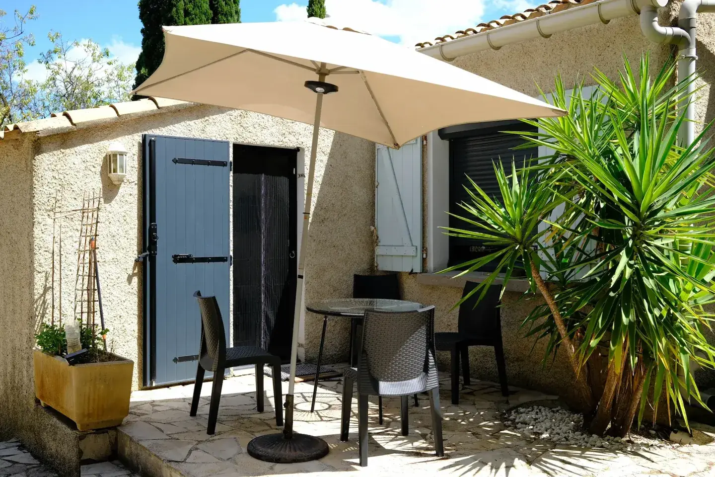 Façade provençale de la bastide
